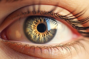 Close up of woman's eye