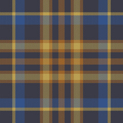 Plaid check pattern. Seamless fabric texture. Tartan textile print.