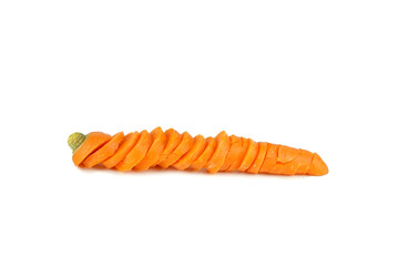 carrot isolated on white background