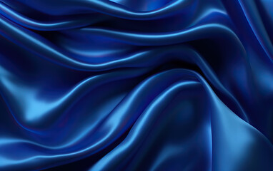 Obraz premium Royal blue luxury silk texture background