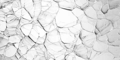 Fractal transparent pattern, white background, seamless. Modified Generative Ai image.