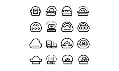 Cloud computing web icons