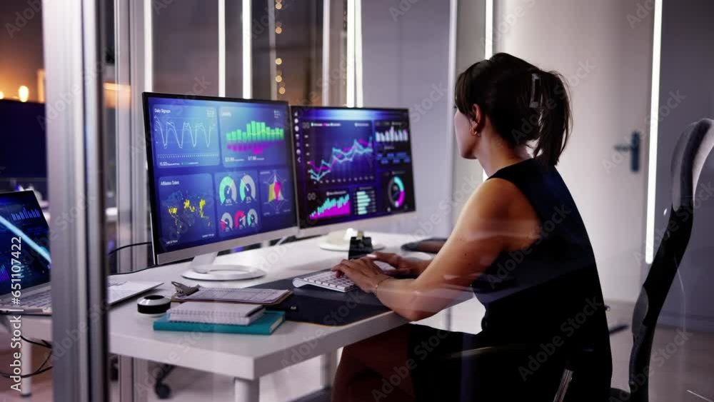 Poster kpi business analytics data dashboard