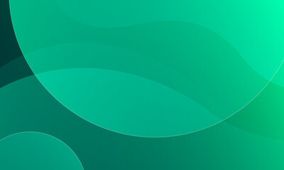 Abstract green background with circles. Eps10 vector