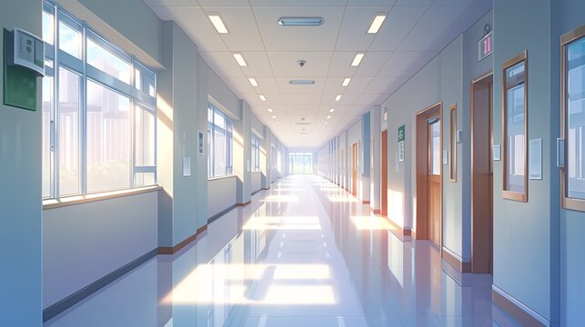 学校の廊下