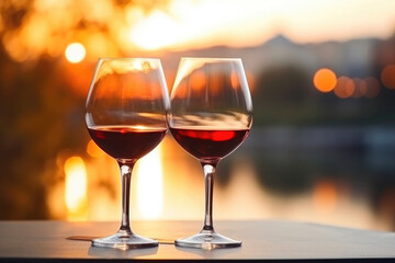 Red Wine and Glassware