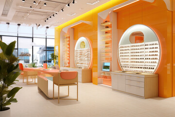 Elegant Vision Care Store Decor
