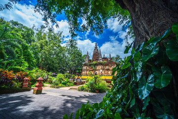 Wat Chet Yot or Wat Photharam Maha Wihan, seven pagoda temple It is a major tourist attraction in...