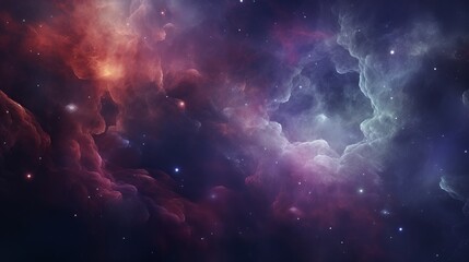 Galaxy overlay with stars and nebulae for background