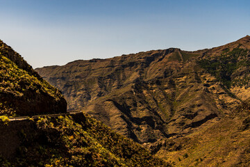 Paisaje en la Isla de la Gomera.