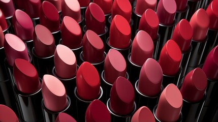 lipstick cosmetics decorative. - obrazy, fototapety, plakaty