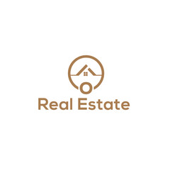 New O Real estate logo vector