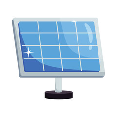 Solar panel vector colorful stickers Icon Design illustration. EPS 10 File