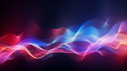 background with abstract sound wave in motion