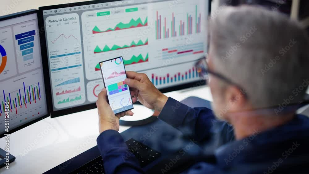 Aufkleber KPI Business Analytics Data Dashboard