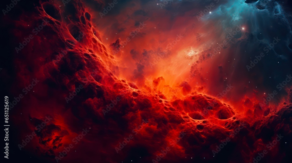 Canvas Prints abstract space background. galaxies, nebula and stars in space.