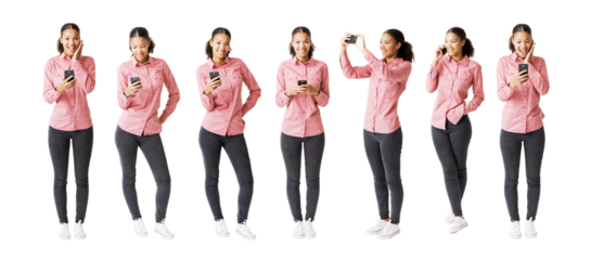 Young woman using a smartphone