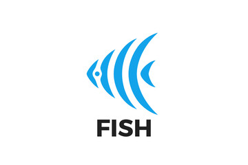 Fish Logo Abstrct Design Vector template
