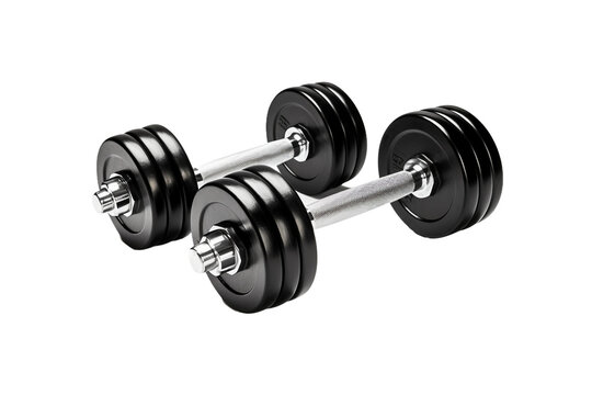 Free Weights on Transparent Background, PNG, Generative Ai