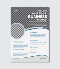 Corporate flyer design template