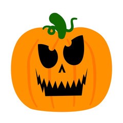 Hand drawn halloween pumpkins collection