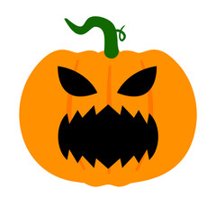 Hand drawn halloween pumpkins collection