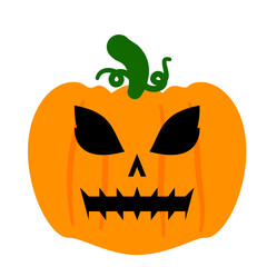 Hand drawn halloween pumpkins collection