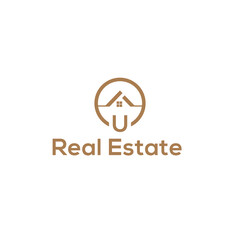  New U Real estate logo vector