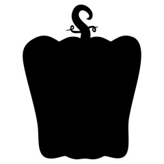 Pumpkins Silhoutte Black Vector