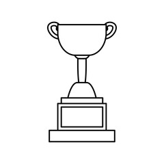 Trophy Outline Illustration