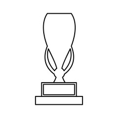 Trophy Outline Illustration