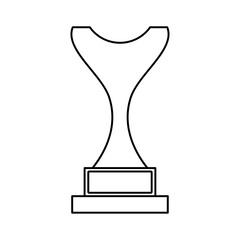 Trophy Outline Illustration