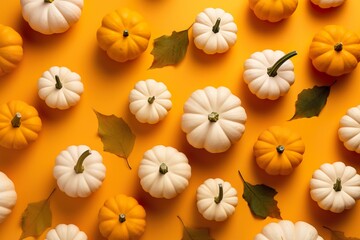 Autumn Pumpkins Background