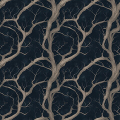 pattern with tree branches