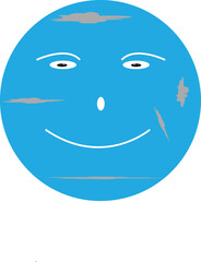 This is a vector moon and its editable.