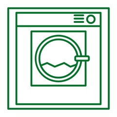 The laundry icon is an icon that represents the activity of washing clothes. Usually this icon consists of a clear and easily recognizable image of a washing machine or a pile of clothes.