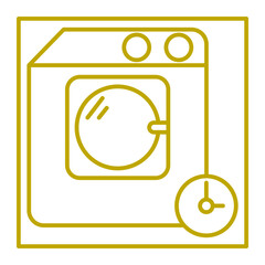 The laundry icon is an icon that represents the activity of washing clothes. Usually this icon consists of a clear and easily recognizable image of a washing machine or a pile of clothes.