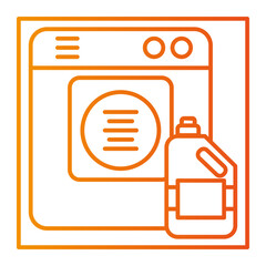 The laundry icon is an icon that represents the activity of washing clothes. Usually this icon consists of a clear and easily recognizable image of a washing machine or a pile of clothes.