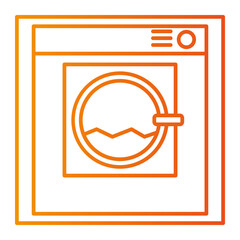 The laundry icon is an icon that represents the activity of washing clothes. Usually this icon consists of a clear and easily recognizable image of a washing machine or a pile of clothes.