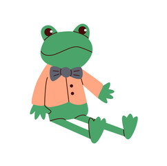 Cute frog, plush toy for boys and girls.