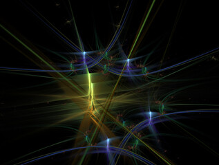 Imaginatory fractal abstract background Image