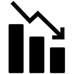 Business chart icon symbol image vector. Illustration of the diagram graphic statistics design image