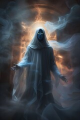 Ethereal Guardians of History A Ghostly Tribute to the Ages Generative AI





