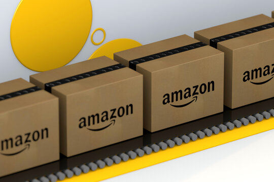Amazon logistic service and boxes