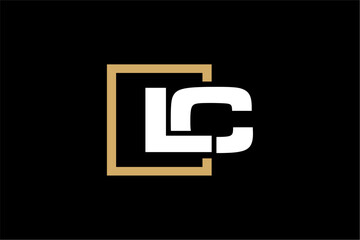 LC creative letter logo design vector icon illustration