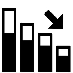 Business chart icon symbol image vector. Illustration of the diagram graphic statistics design image