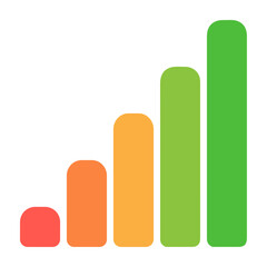 Business chart icon symbol image vector. Illustration of the diagram graphic statistics design image