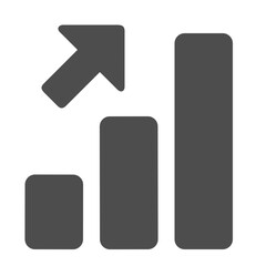 Business chart icon symbol image vector. Illustration of the diagram graphic statistics design image