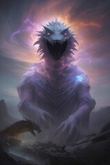 Jurassic Reverie A Ghostly Sojourn into Prehistoric Majesty Generative AI




