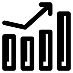 Business chart icon symbol image vector. Illustration of the diagram graphic statistics design image